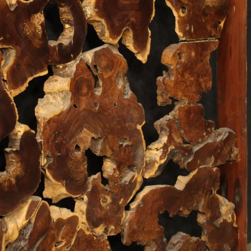 Pamono Room Divider / Sculpture in Wood, 1960s> Room Dividers & Screens