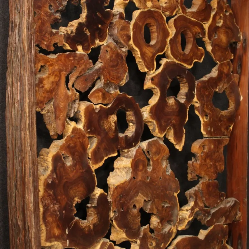 Pamono Room Divider / Sculpture in Wood, 1960s> Room Dividers & Screens