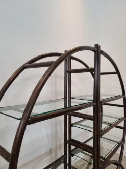 Pamono Room Divider in Brown Rattan><noscript><img width=
