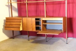 Pamono Room Divider in Teak by Poul Cadovius, 1960s><noscript><img width=