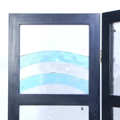 Pamono Room Divider with 12 Murano Glass Tiles, 1990s><noscript><img width=