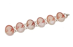 Outlet Pamono Rose Gold Bracelet with Cameos