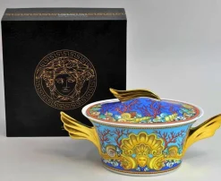 Pamono Rosenthal Versace Soup Tureen with Lid by Versace Home Collection><noscript><img width=