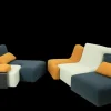 Pamono Roset Confluences by Philippe Negro Line for Ligne Roset, 2000s, Set of 5> Living Room Sets