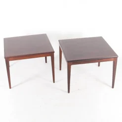 Sale Pamono Rosewood End Tables, 1970s, Set of 2
