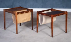 Hot Pamono Rosewood Magazine Holders by Brdr. Furbo, 1960s, Set of 2