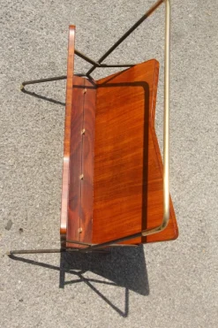 Best Pamono Rosewood Magazine Rack, 1950s