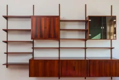 Pamono Rosewood Modular Wall Unit by Kai Kristiansen for FM Møbler, 1960s><noscript><img width=