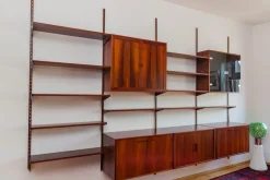 Pamono Rosewood Modular Wall Unit by Kai Kristiansen for FM Møbler, 1960s><noscript><img width=