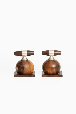 Hot Pamono Rosewood Salt & Pepper Mills by Richard Nissen, 1950s, Set of 2