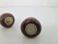 Pamono Rosewood Salt & Pepper Shakers from A&b Lundtofte, 1960s, Set of 2><noscript><img width=