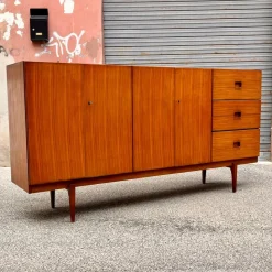 Pamono Rosewood Sideboard with Drawers, Doors and Internal Shelves from Swissform, 1950s> Sideboards & Buffets
