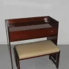 Discount Pamono Rosewood Vanity Desk & Stool from MIM, 1960s, Set of 2