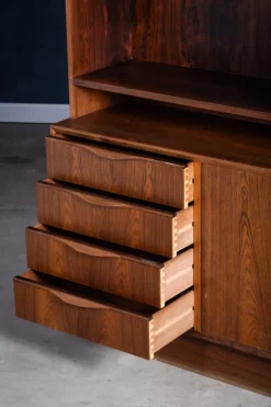 Pamono Rosewood Wall Unit by Erling Torvits, 1960s><noscript><img width=