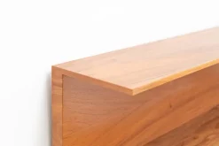 Pamono Rosewood Wall-Mounted Shelf><noscript><img width=