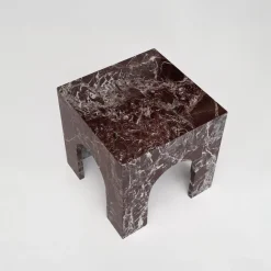 Pamono Rosso Levanto Marble Arch Side Table from Kiwano Concept><noscript><img width=