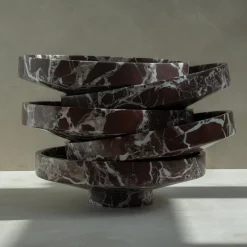 Pamono Rosso Levanto Marble Narrow Bowl from Kiwano Concept><noscript><img width=