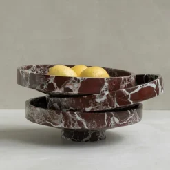 Pamono Rosso Levanto Marble Narrow Bowl from Kiwano Concept><noscript><img width=