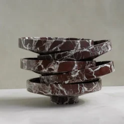 Pamono Rosso Levanto Marble Narrow Bowl from Kiwano Concept><noscript><img width=