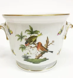 Hot Pamono Rothschild Porcelain Cachepots from Herend, Set of 2
