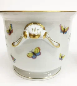 Hot Pamono Rothschild Porcelain Cachepots from Herend, Set of 2