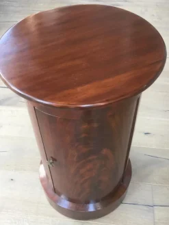 Pamono Round Bedside Table, France, 1820s><noscript><img width=