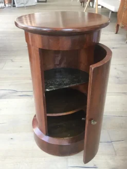 Pamono Round Bedside Table, France, 1820s><noscript><img width=