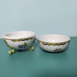 Hot Pamono Round Box with Lid from Herend, 1980s