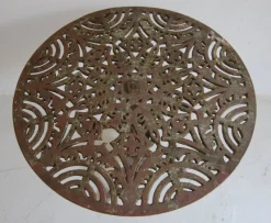 Clearance Pamono Round Cast Iron Table, 1890s