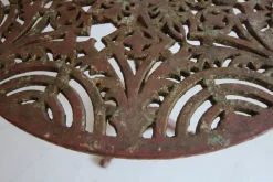 Clearance Pamono Round Cast Iron Table, 1890s