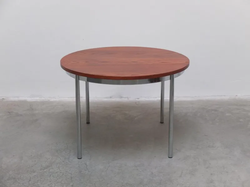 Outlet Pamono Round Dining Table in the style of Alfred Hendrickx, 1960s