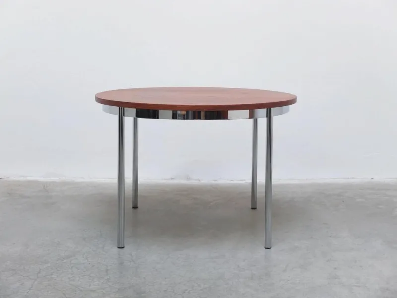 Outlet Pamono Round Dining Table in the style of Alfred Hendrickx, 1960s