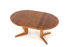 Sale Pamono Round Extendable Jysted Dining Table from Gudme