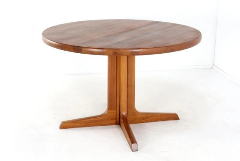 Sale Pamono Round Extendable Jysted Dining Table from Gudme