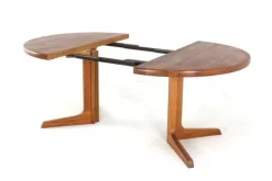 Sale Pamono Round Extendable Jysted Dining Table from Gudme