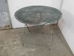 Pamono Round Garden Table, 1960s> Garden Tables