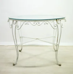 Discount Pamono Round Garden Table, 1950s