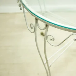 Discount Pamono Round Garden Table, 1950s
