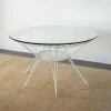 Pamono Round Garden Tea Table in Wrought Iron by Gio Ponti, 1950s> Garden Tables