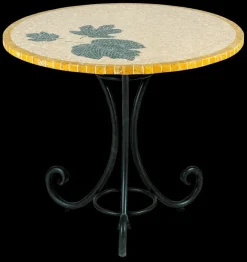 Sale Pamono Round Italian Smeraldo Marble Mosaic Table by Egram