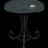 Pamono Round Italian Topaz Marble Mosaic Table by Egram> Garden Tables