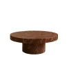Online Pamono Round Marble Coffee Table in Red Levanto by Andrea Grasso