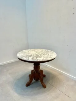Best Pamono Round Marble Pedestal Table