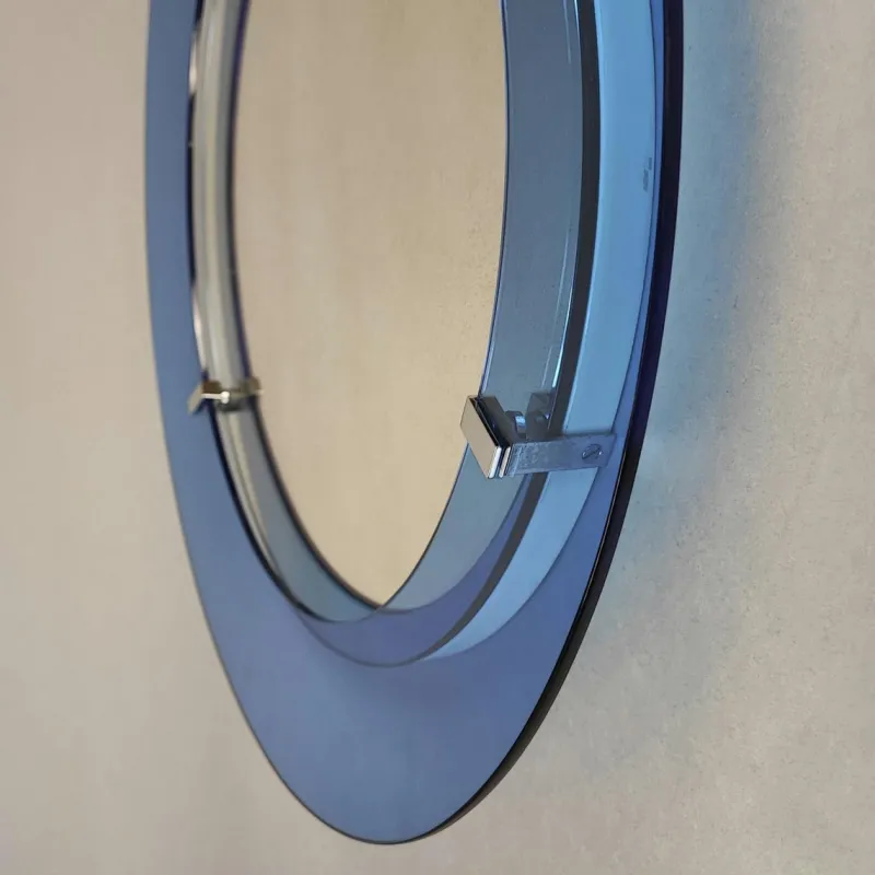 Pamono Round Mirror from Veca, 1960s> Mirrors