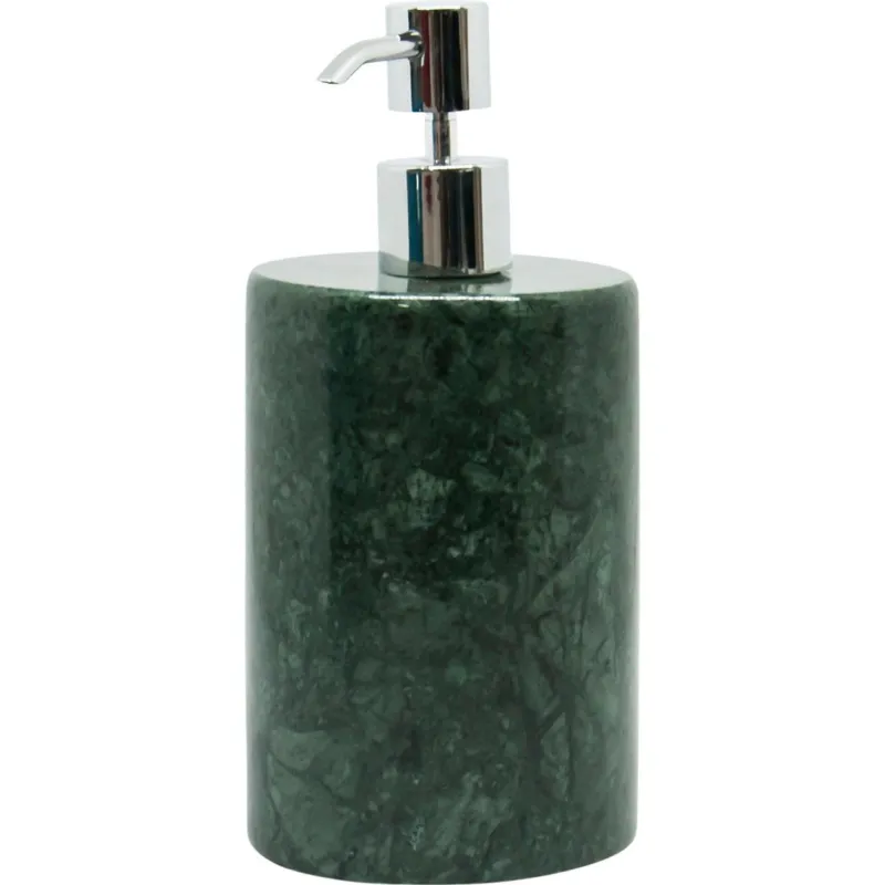 Pamono Round Soap Dispenser in Green Marble> Decorative Objects