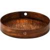 Pamono Round Tray in Rosewood attributed to Torsten Johansson, 1950s> Trays