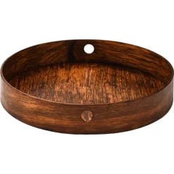 Pamono Round Tray in Rosewood attributed to Torsten Johansson, 1950s> Trays