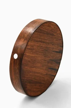 Pamono Round Tray in Rosewood attributed to Torsten Johansson, 1950s><noscript><img width=