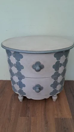 Pamono Rounded Lacquered Side Cabinet> Nightstands