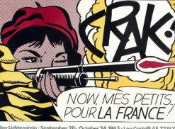 Clearance Pamono Roy Lichtenstein, Crack!, Offset Lithograph, 1963
